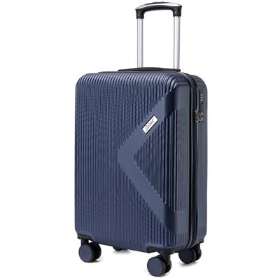 Generic Hard Shell Luggage (20/24/28 Inch Set), ABS+PC Lightweight Hardside Suitcase with TSA Lock & Telescopic Handle, Travel Trolley Rolling Luggage for Business Trip, Family Travel (Marineblau, S) Generic Hard Shell Luggage (20/24/28 Inch Set), ABS+PC Lightweight Hardside Suitcase with TSA Lock & Telescopic Handle, Travel Trolley Rolling Luggage for Business Trip, Family Travel (Marineblau, S)