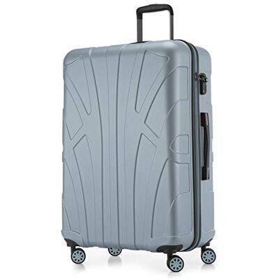 suitline großer Hartschalen-Koffer Koffer Trolley Rollkoffer XL Reisekoffer, TSA, 76 cm, ca. 96-110 Liter, 100% ABS Matt, Pool Blue suitline großer Hartschalen-Koffer Koffer Trolley Rollkoffer XL Reisekoffer, TSA, 76 cm, ca. 96-110 Liter, 100% ABS Matt, Pool Blue