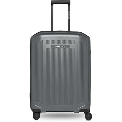 Smartbox Hartschalen Check-in Koffer Mittelgroßer Trolley 49 x 29 x 66 cm aus hochwertigem, robusten Polypropylen Material 4-Doppelrollen & TSA-Schloss leichte 4 kg (Edition 02) Smartbox Hartschalen Check-in Koffer Mittelgroßer Trolley 49 x 29 x 66 cm aus hochwertigem, robusten Polypropylen Material 4-Doppelrollen & TSA-Schloss leichte 4 kg (Edition 02)