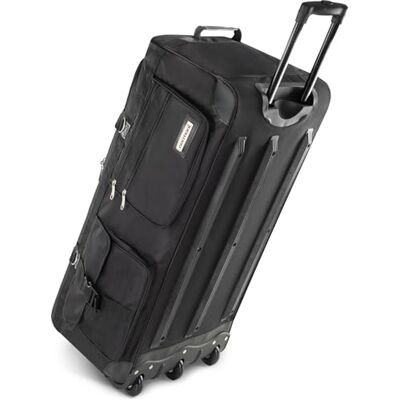 normani Stabile Reisetasche Trolley Big Size XL 80-150 Liter mit 2 Rollen –Robust und wasserabweisend Leichter Reisetrolley XL Tasche NEU Verschiedene Größen Schwarz / 120 Liter XXL normani Stabile Reisetasche Trolley Big Size XL 80-150 Liter mit 2 Rollen –Robust und wasserabweisend Leichter Reisetrolley XL Tasche NEU Verschiedene Größen Schwarz / 120 Liter XXL