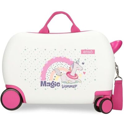 Enso Magic Summer Kinderkoffer aus ABS, multidirektionale Doppelrollen, vielfältige Einsatzmöglichkeiten Enso Magic Summer Kinderkoffer aus ABS, multidirektionale Doppelrollen, vielfältige Einsatzmöglichkeiten