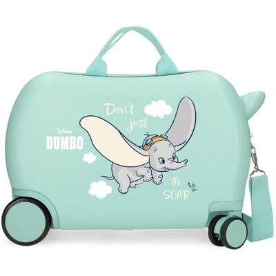 Disney Dumbo Fly Luggage – Kindergepäck, Unisex-Kinder, Dumbo-Handgepäck mit seitlichem Zahlenschloss und 4 Rädern ist aus ABS, einem stabilen und leichten Material. Disney Dumbo Fly Luggage – Kindergepäck, Unisex-Kinder, Dumbo-Handgepäck mit seitlichem Zahlenschloss und 4 Rädern ist aus ABS, einem stabilen und leichten Material.