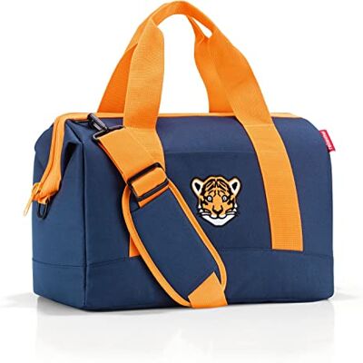 reisenthel Allrounder M Kids Kleine Reisetasche für Kinder Mit Stecklasche für Reisetrolleys, Couleur:Tiger Navy reisenthel Allrounder M Kids Kleine Reisetasche für Kinder Mit Stecklasche für Reisetrolleys, Couleur:Tiger Navy