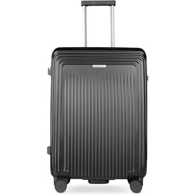 Bugatti Linea Hartschalen-Koffer M mit 4 Rollen, robuster Reise-Trolley aus Polycarbonat, schwarz Bugatti Linea Hartschalen-Koffer M mit 4 Rollen, robuster Reise-Trolley aus Polycarbonat, schwarz