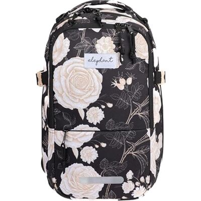 Elephant Fly Small Rucksack Handgepäck 20L, Black Flower S 13124 +g Flugzeug 20 L Bus Reisetasche Klein Tasche Travel 40x25x20cm Anti-Theft Elephant Fly Small Rucksack Handgepäck 20L, Black Flower S 13124 +g Flugzeug 20 L Bus Reisetasche Klein Tasche Travel 40x25x20cm Anti-Theft