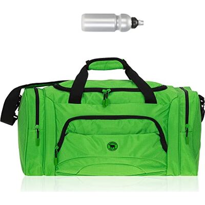 Elephant Sporttasche Color XL Reisetasche 1298 Hellgrün + Trinkflasche Damen Herren Saunatasche Tasche mit Nassfach Schuhfach Sport Fitness Sauna Reise Gym Bag sehr groß Elephant Sporttasche Color XL Reisetasche 1298 Hellgrün + Trinkflasche Damen Herren Saunatasche Tasche mit Nassfach Schuhfach Sport Fitness Sauna Reise Gym Bag sehr groß
