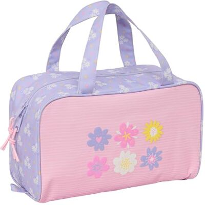 safta Bouquet Rechteckige Kulturtasche mit Griff, Kinder-Kulturbeutel, anpassbar an den Wagen, ideal für Kinder von 5 bis 14 Jahren, bequem und vielseitig, Qualität und Widerstandsfähigkeit, 31 x 14 x safta Bouquet Rechteckige Kulturtasche mit Griff, Kinder-Kulturbeutel, anpassbar an den Wagen, ideal für Kinder von 5 bis 14 Jahren, bequem und vielseitig, Qualität und Widerstandsfähigkeit, 31 x 14 x