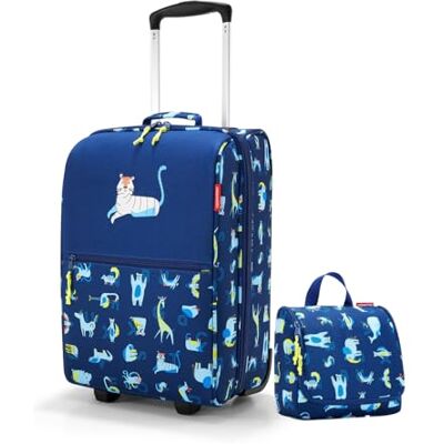 reisenthel Kids Set ABC Friends Blue – Kinder Trolley XS 19 l + Toiletbag 3 l Koffer & Kulturtasche im Set Leicht, robust & kindgerecht für Reisen, Urlaub & Freizeit reisenthel Kids Set ABC Friends Blue – Kinder Trolley XS 19 l + Toiletbag 3 l Koffer & Kulturtasche im Set Leicht, robust & kindgerecht für Reisen, Urlaub & Freizeit