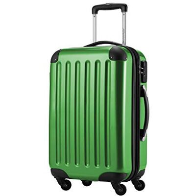 Hauptstadtkoffer Alex Handgepäck Koffer 55x38x23 cm, 42 L, Zahlenschloss, erweiterbarer Hartschalen Trolley aus PC ABS, 3,2 kg, 4 Doppelrollen, Grün Hauptstadtkoffer Alex Handgepäck Koffer 55x38x23 cm, 42 L, Zahlenschloss, erweiterbarer Hartschalen Trolley aus PC ABS, 3,2 kg, 4 Doppelrollen, Grün