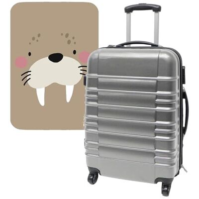 WELL HOME MOBILIARIO & DECORACIÓN Kofferset 64 x 45 x 28 cm mit Schutztasche 'Believer', bunt, Koffer mit 4 Rädern und Schutzhülle WELL HOME MOBILIARIO & DECORACIÓN Kofferset 64 x 45 x 28 cm mit Schutztasche 'Believer', bunt, Koffer mit 4 Rädern und Schutzhülle