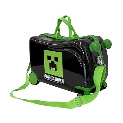 safta Minecraft Kindertrolley mit Rädern, Sicherheitsschloss, Leichter Koffer, 44 x 21 x 27 cm safta Minecraft Kindertrolley mit Rädern, Sicherheitsschloss, Leichter Koffer, 44 x 21 x 27 cm