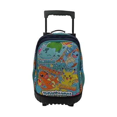 CYPBRANDS Unisex Kinder Cyp Brands-Pokémon Trolley-Urban Colors Rucksäcke, braun CYPBRANDS Unisex Kinder Cyp Brands-Pokémon Trolley-Urban Colors Rucksäcke, braun