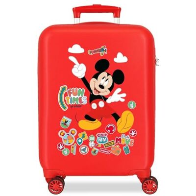 Disney Joumma Mickey Fun Times Kabinenkoffer Rot 33x50x20 cm Starres 2.35 kgs seitliches Kombinationsschloss ABS 2.35 kgs 28.4L Handgepäck Disney Joumma Mickey Fun Times Kabinenkoffer Rot 33x50x20 cm Starres 2.35 kgs seitliches Kombinationsschloss ABS 2.35 kgs 28.4L Handgepäck
