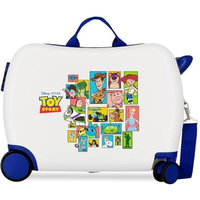 Disney Joumma Toy Story Kinderkoffer, weiß, 50 x 38 x 20 cm, starr, ABS, seitlicher Kombinationsverschluss, 34 l, 2,1 kg, 2 Doppelräder, Handgepäck Disney Joumma Toy Story Kinderkoffer, weiß, 50 x 38 x 20 cm, starr, ABS, seitlicher Kombinationsverschluss, 34 l, 2,1 kg, 2 Doppelräder, Handgepäck