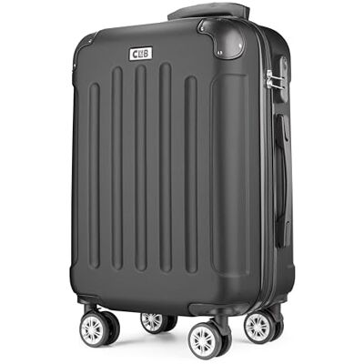 POSH Hartschalenkoffer Koffer & trolleys rollkoffer handgepäck reisekoffer mit Rollen Koffer groß, mittelgroß, klein ABS Leichter Kofferset 3 teilig im M-L-XL (Schwarz, M) POSH Hartschalenkoffer Koffer & trolleys rollkoffer handgepäck reisekoffer mit Rollen Koffer groß, mittelgroß, klein ABS Leichter Kofferset 3 teilig im M-L-XL (Schwarz, M)
