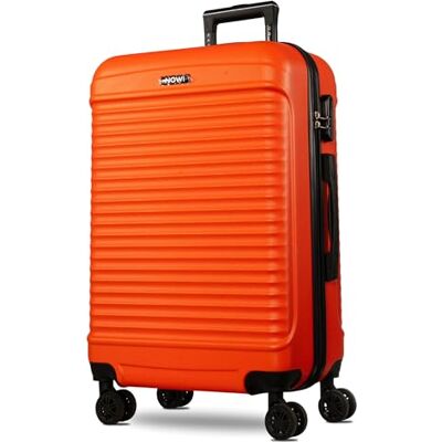 NOWI Las Palmas Koffer L – 59L Ultraleicht-Koffer, Mittelgroßer Hartschalenkoffer mit 8 Rollen 360° drehbar, Wasserabweisender Schalenkoffer mit Rollen (orange, L) NOWI Las Palmas Koffer L – 59L Ultraleicht-Koffer, Mittelgroßer Hartschalenkoffer mit 8 Rollen 360° drehbar, Wasserabweisender Schalenkoffer mit Rollen (orange, L)