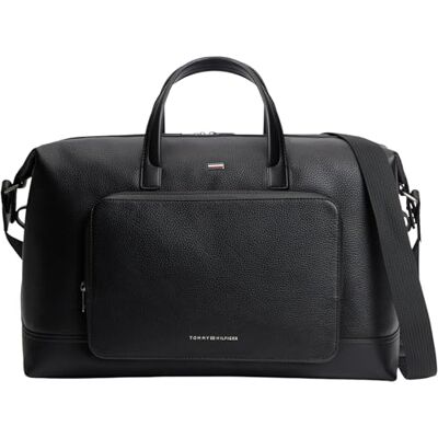Tommy Hilfiger TH Central Duffle Am0am14436 Herren-Wochenende, Schwarz, Einheitsgröße Tommy Hilfiger TH Central Duffle Am0am14436 Herren-Wochenende, Schwarz, Einheitsgröße