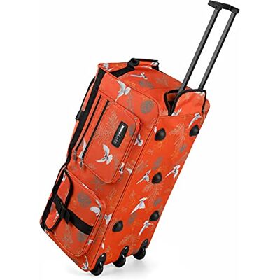 normani Reisetasche mit Rollen 80 Liter Volumen Reise-Trolley mit großem Hauptfach Weichgepäck Weekender Saunatasche Pigeon XXL normani Reisetasche mit Rollen 80 Liter Volumen Reise-Trolley mit großem Hauptfach Weichgepäck Weekender Saunatasche Pigeon XXL