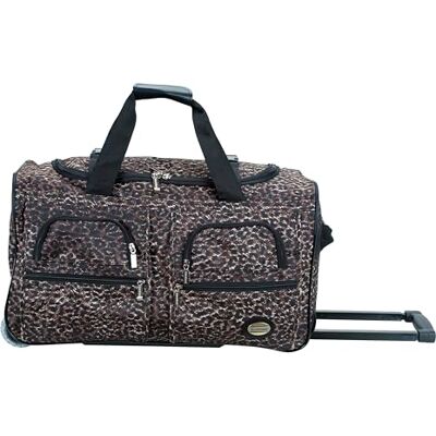 Rockland Reisetasche mit Rollen, Leopard, 22", Reisetasche mit Rollen Rockland Reisetasche mit Rollen, Leopard, 22", Reisetasche mit Rollen
