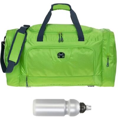 Elephant Sporttasche groß 55 cm Gym Bag Sport Trainer grün 1243 +Flasche lime green Damen Herren Reisetasche Sauna Schwimmtasche Reise Arbeit Fitness Tasche Gymbag Sportstudio 40 L Elephant Sporttasche groß 55 cm Gym Bag Sport Trainer grün 1243 +Flasche lime green Damen Herren Reisetasche Sauna Schwimmtasche Reise Arbeit Fitness Tasche Gymbag Sportstudio 40 L