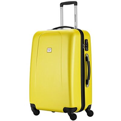 Hauptstadtkoffer Wedding Hartschalenkoffer Trolley Rollkoffer Reisekoffer, TSA, Doppelrollen, 65 cm, 71 Liter, Gelb Hauptstadtkoffer Wedding Hartschalenkoffer Trolley Rollkoffer Reisekoffer, TSA, Doppelrollen, 65 cm, 71 Liter, Gelb