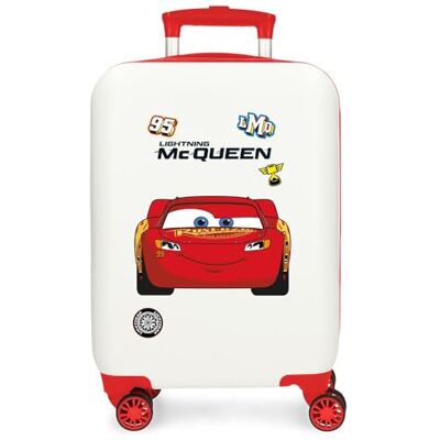 Disney Joumma Cars McQueen Rotes Kabinenkoffer, weiß, 33x50x20 cm, starres 2.35 kgs -Seitenkombinationsschloss, ABS 2.35 kgs 33L, Handgepäck Disney Joumma Cars McQueen Rotes Kabinenkoffer, weiß, 33x50x20 cm, starres 2.35 kgs -Seitenkombinationsschloss, ABS 2.35 kgs 33L, Handgepäck