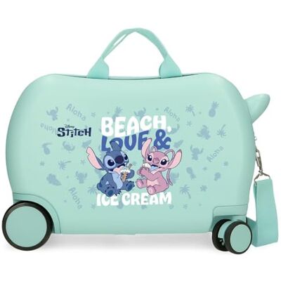 Disney Joumma Strand- & Love-Koffer für Kinder, Türkis, Blau, 50 x 38 x 20 cm, starr, ABS, seitlicher Kombinationsverschluss, 34 l, 2,1 kg, 2 Doppelräder, Handgepäck Disney Joumma Strand- & Love-Koffer für Kinder, Türkis, Blau, 50 x 38 x 20 cm, starr, ABS, seitlicher Kombinationsverschluss, 34 l, 2,1 kg, 2 Doppelräder, Handgepäck
