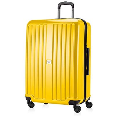 Hauptstadtkoffer X-Berg XL Hartschalen-Koffer Koffer Trolley Rollkoffer Reisekoffer, 4 Rollen, TSA, 75 cm, 126 Liter, Gelb glänzend Hauptstadtkoffer X-Berg XL Hartschalen-Koffer Koffer Trolley Rollkoffer Reisekoffer, 4 Rollen, TSA, 75 cm, 126 Liter, Gelb glänzend