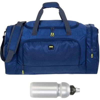 Elephant Sporttasche groß 55 cm Gym Bag Sport Trainer blau 1243 +Flasche dark blue marine Damen Herren Reisetasche Sauna Schwimmtasche Reise Arbeit Fitness Tasche Gymbag Sportstudio 40 L Elephant Sporttasche groß 55 cm Gym Bag Sport Trainer blau 1243 +Flasche dark blue marine Damen Herren Reisetasche Sauna Schwimmtasche Reise Arbeit Fitness Tasche Gymbag Sportstudio 40 L