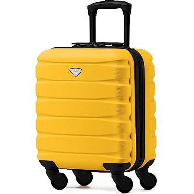 Flight Knight Leichtes, starres ABS-Handgepack mit 4 Radern, zugelassen fur uber 100 Fluggesellschaften, darunter Air France, Ryanair und easyJet, 45x36x20cm Flight Knight Leichtes, starres ABS-Handgepack mit 4 Radern, zugelassen fur uber 100 Fluggesellschaften, darunter Air France, Ryanair und easyJet, 45x36x20cm