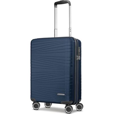 Franky Dallas 3.0 Hartschalen-Trolley mit 4 Rollen S 55 cm Ausgestattet mit TSA-Schloss, Dehnfalte, Innenfächer, Leicht Carry on Luggage für Männer-Frauen Ideal für Flug-Geschäftsreisen Franky Dallas 3.0 Hartschalen-Trolley mit 4 Rollen S 55 cm Ausgestattet mit TSA-Schloss, Dehnfalte, Innenfächer, Leicht Carry on Luggage für Männer-Frauen Ideal für Flug-Geschäftsreisen