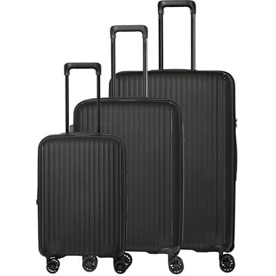 Travelite Hartschalenkoffer Set SKYMATE, 3-teilig S/M/L, Trolley Set aus Polypropylen mit TSA-Zahlenschloss, Dehnfalte (Größen S+M), 4 Doppelrollen Travelite Hartschalenkoffer Set SKYMATE, 3-teilig S/M/L, Trolley Set aus Polypropylen mit TSA-Zahlenschloss, Dehnfalte (Größen S+M), 4 Doppelrollen