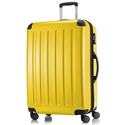 Hauptstadtkoffer ALEX Erweiterbarer Hartschalenkoffer 75 cm (119 L) mit TSA-Schloss – robuster Trolley-Reisekoffer mit 4 Doppelrollen, Gelb Hauptstadtkoffer ALEX Erweiterbarer Hartschalenkoffer 75 cm (119 L) mit TSA-Schloss – robuster Trolley-Reisekoffer mit 4 Doppelrollen, Gelb