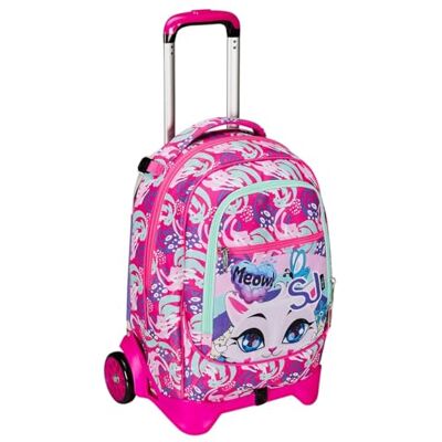 SJ GANG STYLE JAM GANG Mädchen Trolley New Tech Sj Gang Cuccioli Trolley New Tech SJ Gang Welpen, Rosa, Einheitsgröße SJ GANG STYLE JAM GANG Mädchen Trolley New Tech Sj Gang Cuccioli Trolley New Tech SJ Gang Welpen, Rosa, Einheitsgröße