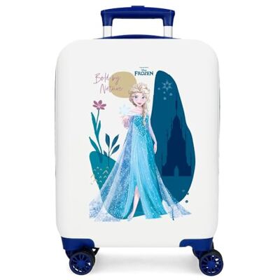 Disney Die Eiskönigin Nature is Magical Kinderkoffer mit seitlichem Zahlenschloss mit 4 Rädern ist aus ABS, einem Starren und leichten Material. Von Joumma Bags., weiß, Talla única, Koffer Disney Die Eiskönigin Nature is Magical Kinderkoffer mit seitlichem Zahlenschloss mit 4 Rädern ist aus ABS, einem Starren und leichten Material. Von Joumma Bags., weiß, Talla única, Koffer