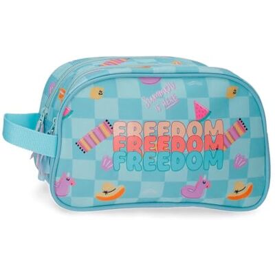 MOVOM Freedom Zwei-Fächer Adaptierbare Kulturtasche Blau 26x16x10 cm Polyester MOVOM Freedom Zwei-Fächer Adaptierbare Kulturtasche Blau 26x16x10 cm Polyester