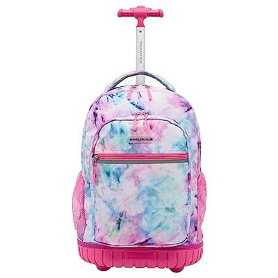 Travelers Club Rollrucksack mit Schulterriemen, Batik, 45 cm Travelers Club Rollrucksack mit Schulterriemen, Batik, 45 cm