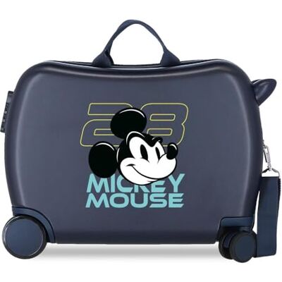 Disney Joumma Mickey Racing Kinderkoffer Marineblau 50x38x20 cm Hartschale ABS Seitliches Zahlenschloss 34 l 2,1 kg 2 Doppelrollen Handgepäck Disney Joumma Mickey Racing Kinderkoffer Marineblau 50x38x20 cm Hartschale ABS Seitliches Zahlenschloss 34 l 2,1 kg 2 Doppelrollen Handgepäck