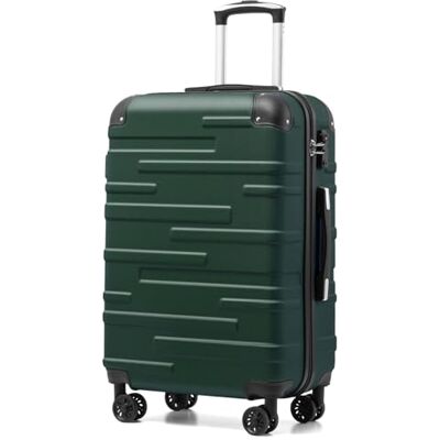 COOLIFE Mittelgroßer Koffer 67 cm L, leicht Reisekoffer 60L mit TSA Schloss 67x46x26 cm Aufgabegepäck, 360° Rollen, YKK-Reißverschlüsse, stoßfeste Ecken, für Urlaubsreise, Auslandsreisen & Kreuzfahrten COOLIFE Mittelgroßer Koffer 67 cm L, leicht Reisekoffer 60L mit TSA Schloss 67x46x26 cm Aufgabegepäck, 360° Rollen, YKK-Reißverschlüsse, stoßfeste Ecken, für Urlaubsreise, Auslandsreisen & Kreuzfahrten