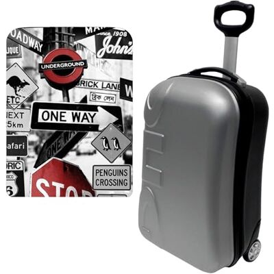 WELL HOME MOBILIARIO & DECORACIÓN Trolley-Koffer mit 50,8 cm (20 Zoll) Kabine mit Schutztasche, bunt, Trolley 50,8 cm (20 Zoll) mit Schutzhülle WELL HOME MOBILIARIO & DECORACIÓN Trolley-Koffer mit 50,8 cm (20 Zoll) Kabine mit Schutztasche, bunt, Trolley 50,8 cm (20 Zoll) mit Schutzhülle
