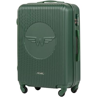 W WINGS Wings Geräumiger Kabinentrolley Leichter Flugzeugkoffer Luxuriöser und moderner Koffer mit zweistufigen Teleskopgriff und Kombinationsschloss W WINGS Wings Geräumiger Kabinentrolley Leichter Flugzeugkoffer Luxuriöser und moderner Koffer mit zweistufigen Teleskopgriff und Kombinationsschloss