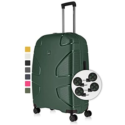 IMPACKT IP1 Hartschalen-Koffer L 76x51x31 cm, 106 L, 4,3 kg TSA-Schloss, auswechselbare Rollen aus recyceltem Material 6 Jahre Garantie IMPACKT IP1 Hartschalen-Koffer L 76x51x31 cm, 106 L, 4,3 kg TSA-Schloss, auswechselbare Rollen aus recyceltem Material 6 Jahre Garantie