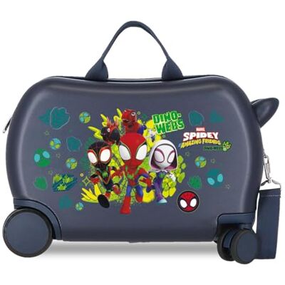 Marvel Joumma Dino-Webs Kinderkoffer, Blau, 45 x 31 x 20 cm, starr, ABS, Nr. 24,6 l, 1,8 kg, 4 Räder, Handgepäck Marvel Joumma Dino-Webs Kinderkoffer, Blau, 45 x 31 x 20 cm, starr, ABS, Nr. 24,6 l, 1,8 kg, 4 Räder, Handgepäck