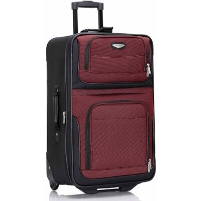 Select Unisex Erwachsene Amsterdam Kariertes Gepäck, Burgunder, Checked 25-Inch Select Unisex Erwachsene Amsterdam Kariertes Gepäck, Burgunder, Checked 25-Inch