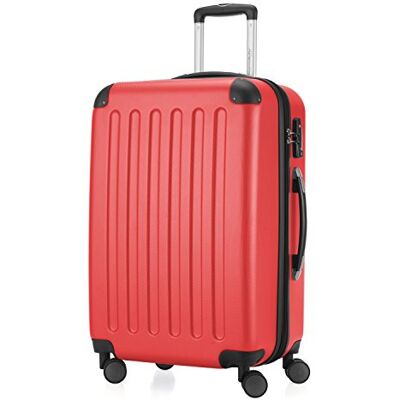 Hauptstadtkoffer Spree Koffer 65 cm + Digitaler Kofferanhänger, mittelgroßer Trolley erweiterbar + Luggage-Tag, Check-In Flug-Gepäck 158 cm Flugreisen Rollkoffer mittelgroß, 4 Rollen, TSA, Rot Hauptstadtkoffer Spree Koffer 65 cm + Digitaler Kofferanhänger, mittelgroßer Trolley erweiterbar + Luggage-Tag, Check-In Flug-Gepäck 158 cm Flugreisen Rollkoffer mittelgroß, 4 Rollen, TSA, Rot