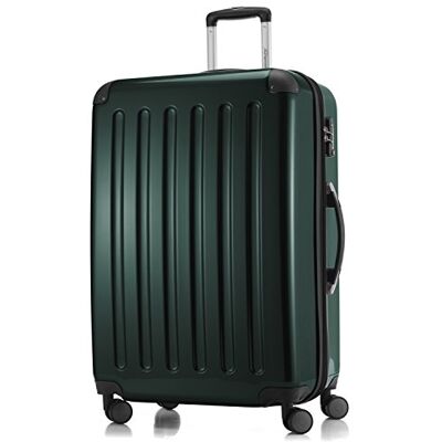 Hauptstadtkoffer ALEX Erweiterbarer Hartschalenkoffer 75 cm (119 L) mit TSA-Schloss – robuster Trolley-Reisekoffer mit 4 Doppelrollen, Dunkelgrün Hauptstadtkoffer ALEX Erweiterbarer Hartschalenkoffer 75 cm (119 L) mit TSA-Schloss – robuster Trolley-Reisekoffer mit 4 Doppelrollen, Dunkelgrün