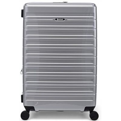 Eminent Voyager Koffer Groß 77x51x30 cm, Erweiterbar, Hartschalenkoffer, 4 Rollen, Leicht, TSA Schloss, 158 cm Gurtmaß, 4,4 kg, 112L, Trolley Reisekoffer Rollkoffer Aufgabegepäck Silber Eminent Voyager Koffer Groß 77x51x30 cm, Erweiterbar, Hartschalenkoffer, 4 Rollen, Leicht, TSA Schloss, 158 cm Gurtmaß, 4,4 kg, 112L, Trolley Reisekoffer Rollkoffer Aufgabegepäck Silber