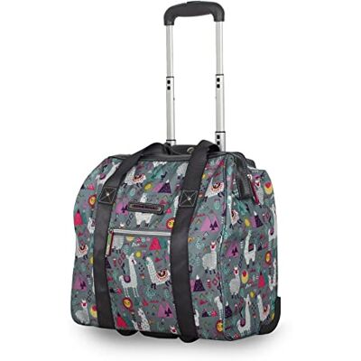 Lily Bloom , Designer Under the Seat Tote Kabinengepäck-Kollektion – 38,1 cm gemusterte Handgepäcktasche für Damen – Leichter Koffer mit 2 Rollen, 15 X 8 X 15 inches Lily Bloom , Designer Under the Seat Tote Kabinengepäck-Kollektion – 38,1 cm gemusterte Handgepäcktasche für Damen – Leichter Koffer mit 2 Rollen, 15 X 8 X 15 inches