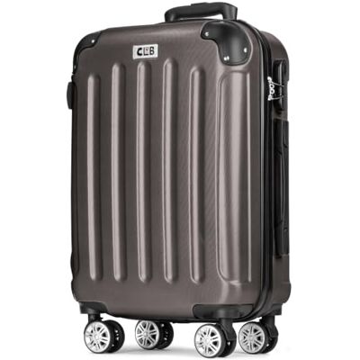 POSH Koffer Groß aus ABS 100L Innenvolumen Leichter 3,7kg Hartschalenkoffer 75x50x30 cm, Reisekoffer mit Zahlenschloss, 360° Leichtlauf Rollen POSH Koffer Groß aus ABS 100L Innenvolumen Leichter 3,7kg Hartschalenkoffer 75x50x30 cm, Reisekoffer mit Zahlenschloss, 360° Leichtlauf Rollen