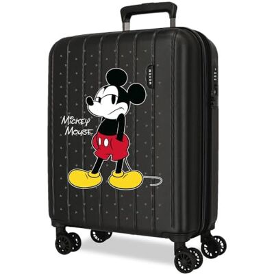 Disney Joumma Micky Waiting Kabinenkoffer, Schwarz, 40 x 55 x 20 cm, starr, 2,8 kg, TSA-Verschluss, ABS, 2,8 kg, 37 l, ausziehbar, Handgepäck Disney Joumma Micky Waiting Kabinenkoffer, Schwarz, 40 x 55 x 20 cm, starr, 2,8 kg, TSA-Verschluss, ABS, 2,8 kg, 37 l, ausziehbar, Handgepäck